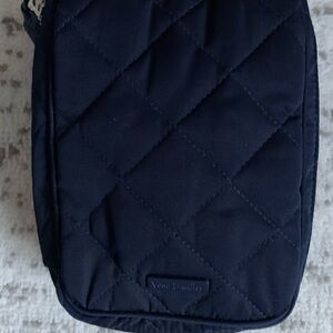 Vera Bradley Women’s Navy Quilted Performance Twill Jewelry Travel Bag